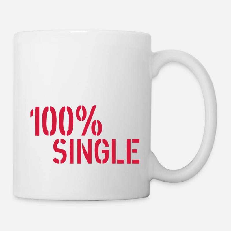 Single - Tasse - Weiß