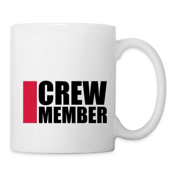 Cool Crew Member Logo-Design - Mug - white - Right