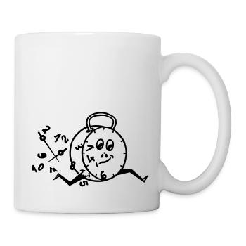 keine Zeit, keine Zeit - Tasse - Weiß - Rechts