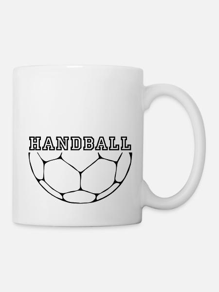handball - Mug blanc - blanc