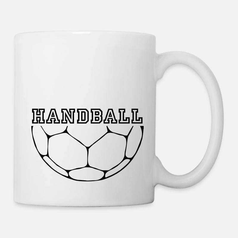 handball - Mug blanc - blanc