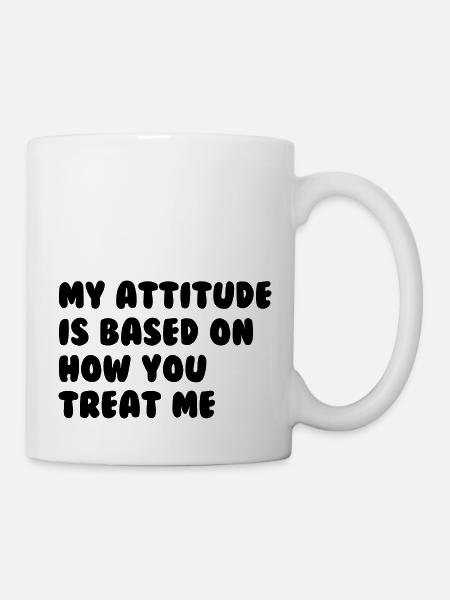 Attitude - Tasse - Weiß