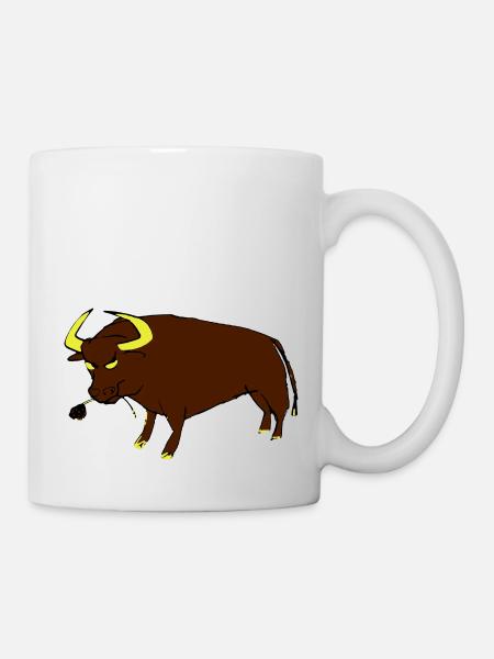 Taureau Basque - Mug blanc - blanc