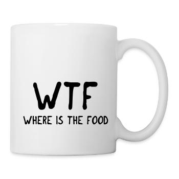 WTF where is the food - Mug - white - Right