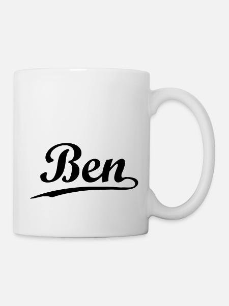 ben - Tasse - Weiß