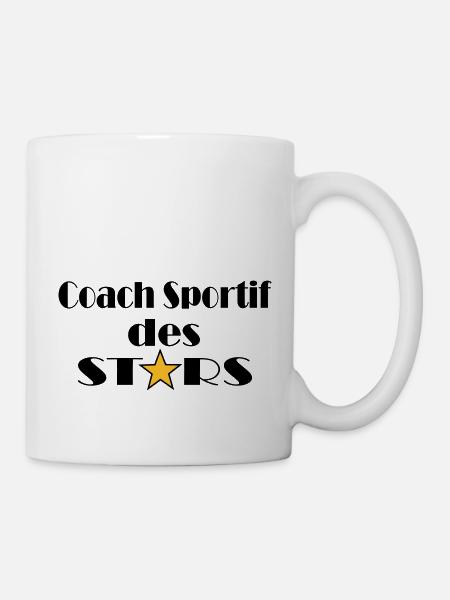 coach sportif des stars - Mug blanc - blanc