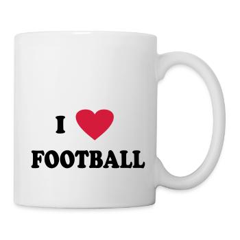 I Love Football - Mug - white - Right
