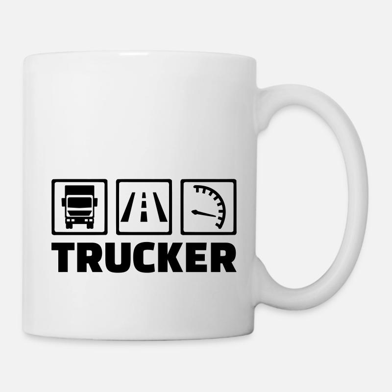 Trucker - Tasse - Weiß