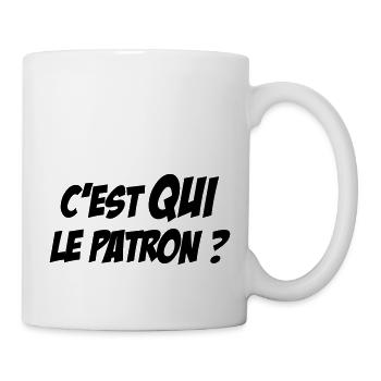 C'est QUI le Patron ? - Mug blanc - blanc - Droite