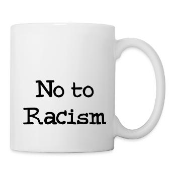 No To Racism - Mug - white - Right