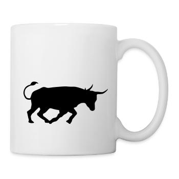 taureau de combat andalousie espagnol basque bull - Mug blanc - blanc - Droite