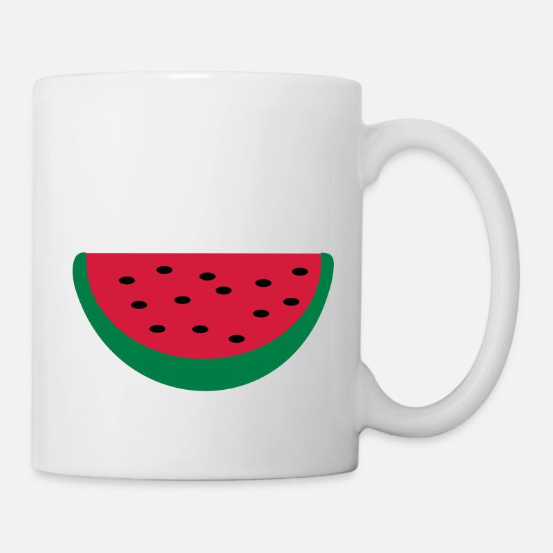 Melone - Tasse - Weiß