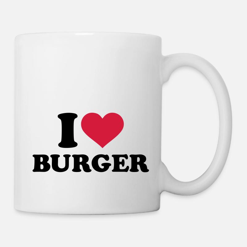 Burger - Tasse - Weiß