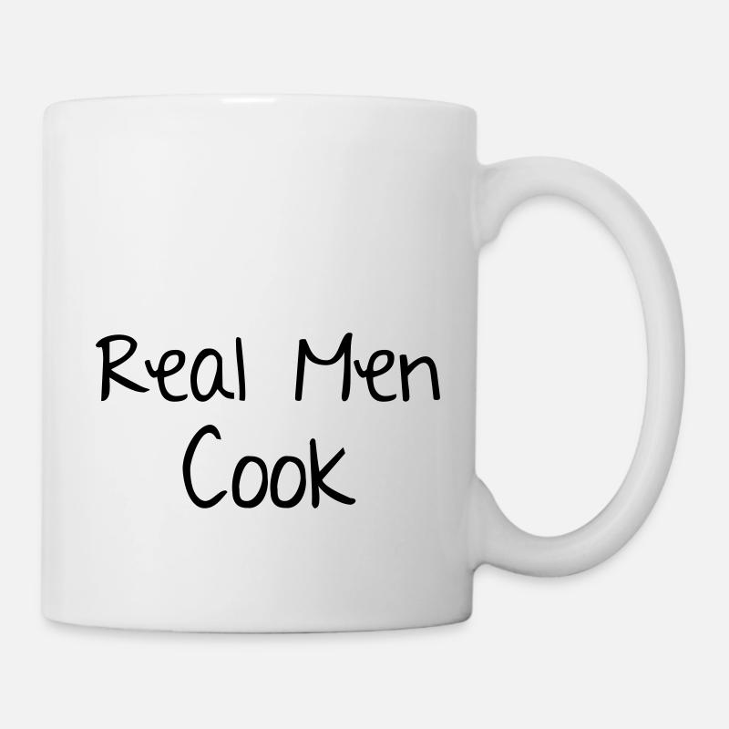 Men Cook - Tasse - Weiß