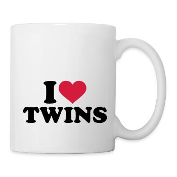 Zwillinge - Tasse - Weiß - Rechts