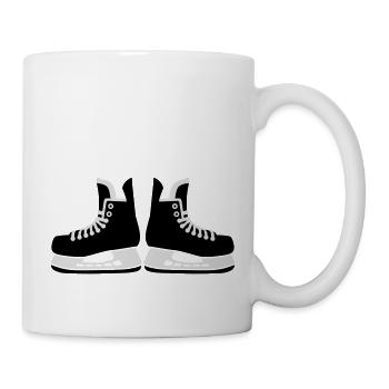 Schlittschuhe - Tasse - Weiß - Rechts