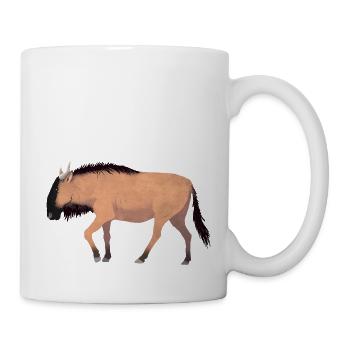 Gnou / Wildebeest 01 - Mug blanc - blanc - Droite