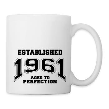 Born 1961 - Mug blanc - blanc - Droite