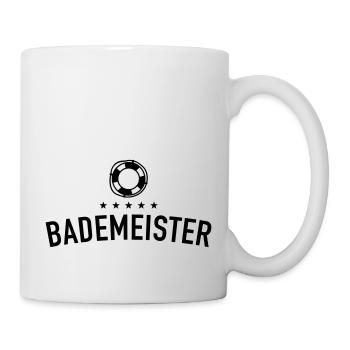 bademeister_f1 - Tasse - Weiß - Rechts