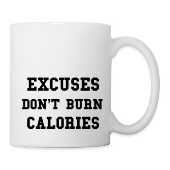 Fitness - Mug blanc - blanc - Droite