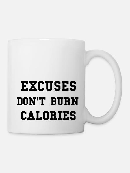 Fitness - Tasse - Weiß