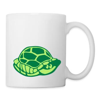 tortue carapace animal 2805 - Mug blanc - blanc - Droite