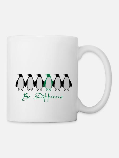 Be Different - Tasse - Weiß