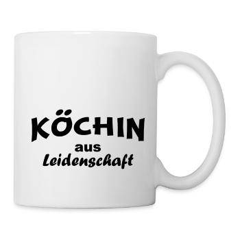 Köchin aus Leidenschaft - Tasse - Weiß - Rechts