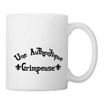 Escalade / Alpiniste / Varappe / Alpinisme Grimpe - Mug blanc - blanc - Droite