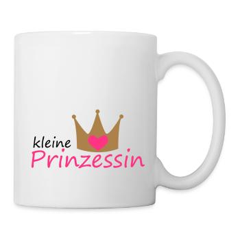 kleine Prinzessin Krönchen Krone - Tasse - Weiß - Rechts