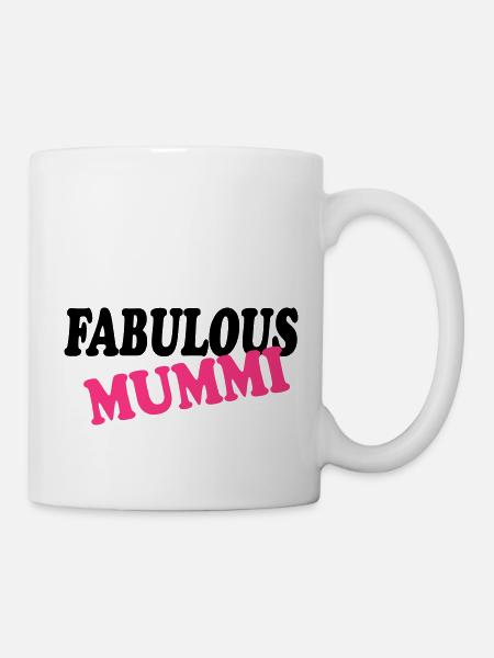 Fabulous mummi - Mug - white
