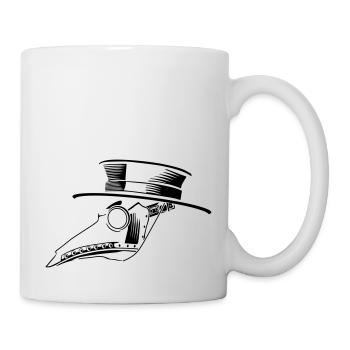 Steampunk 01 Doctor Voodoo Halloween Masque Rétro - Mug blanc - blanc - Droite