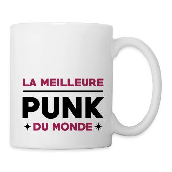 Punk / Rock / Musique / Musicien / Anarchiste - Mug blanc - blanc - Droite