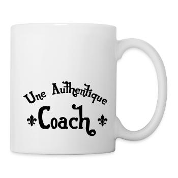 Coach / Coaching / Sport / Entreprise / Psy - Mug blanc - blanc - Droite