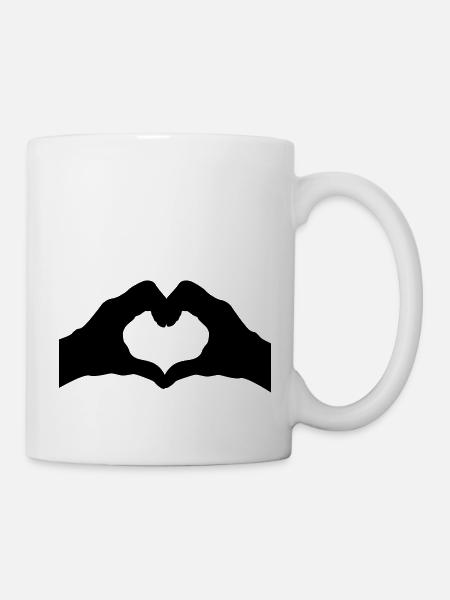 amour - Mug blanc - blanc