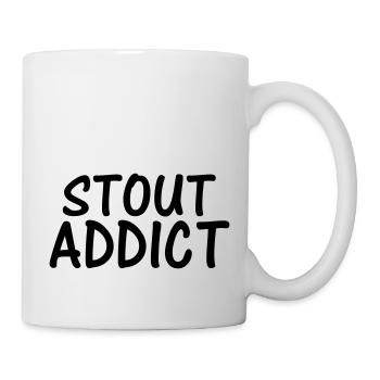 stout addict - Mug - white - Right
