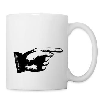 main - Mug blanc - blanc - Droite