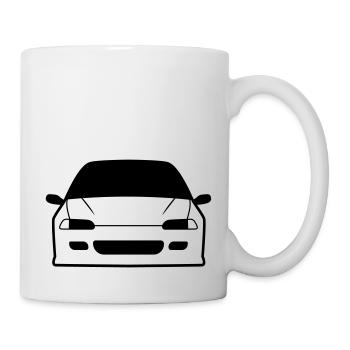 JDM Car eyes EG6 | T-shirts JDM - Mug - white - Right