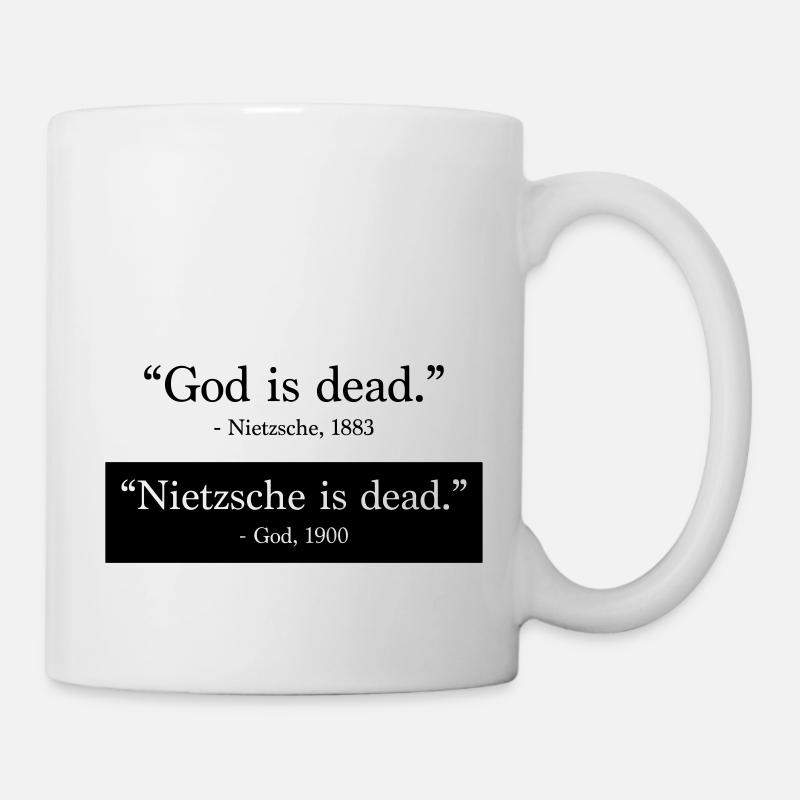 God is Dead - Nietzsche is dead - Mug - white