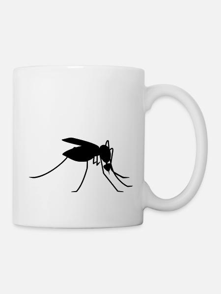 Schnake / gnat 1c - Tasse - Weiß