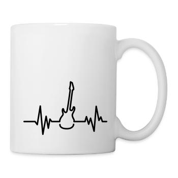 Gitarre - Tasse - Weiß - Rechts