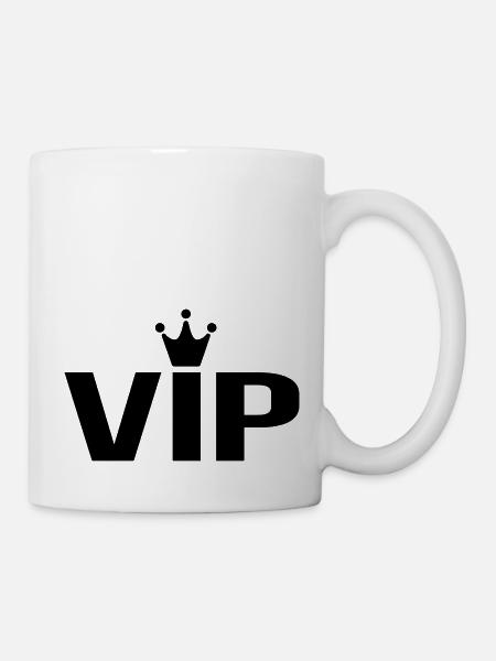 vip - Tasse - Weiß