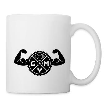 Gym Abzeichen 02 - Tasse - Weiß - Rechts