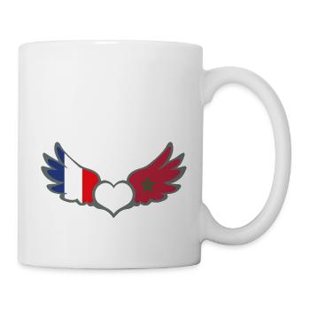 Drapeaux Français et Marocain France Maroc II - Mug blanc - blanc - Droite