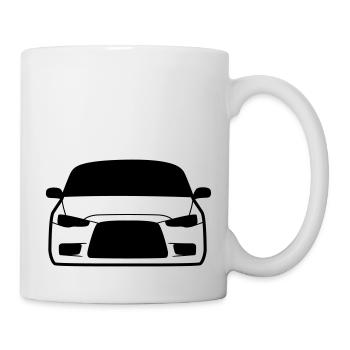 JDM EvoX | T-shirts JDM - Tasse - Weiß - Rechts