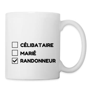Hiking - Wandern - Randonnée - Sport - Mug - white - Right