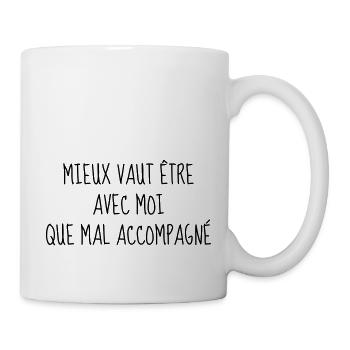 Amour - Couple - Citation - Humour - Comique - Fun - Mug blanc - blanc - Droite