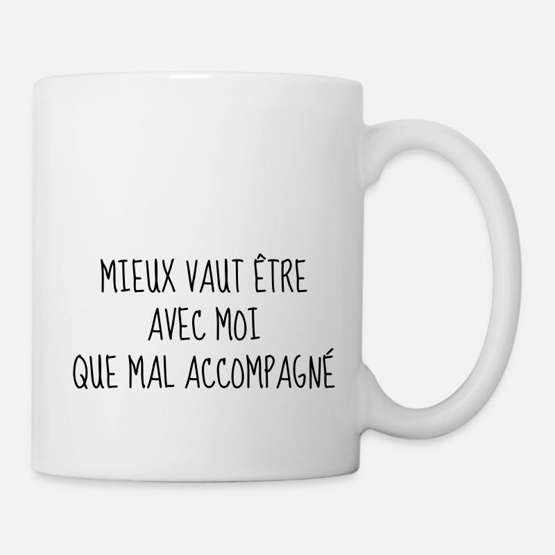Amour - Couple - Citation - Humour - Comique - Fun - Mug blanc - blanc