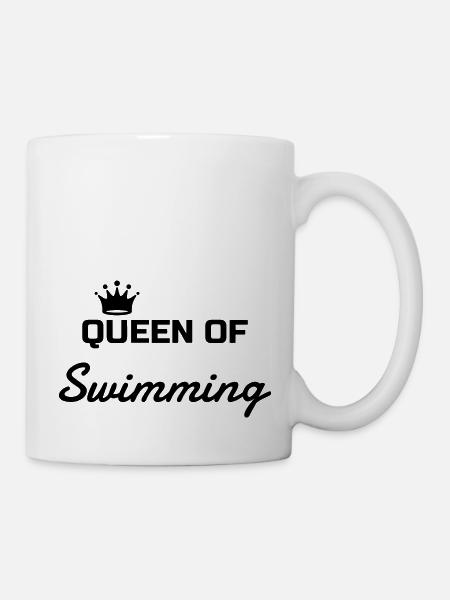 Schwimmen / Schwimmer / Diving / Scuba Diving - Tasse - Weiß