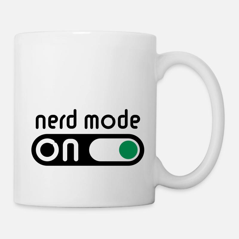 Nerd Mode On (Geek / Développeur) - Mug blanc - blanc